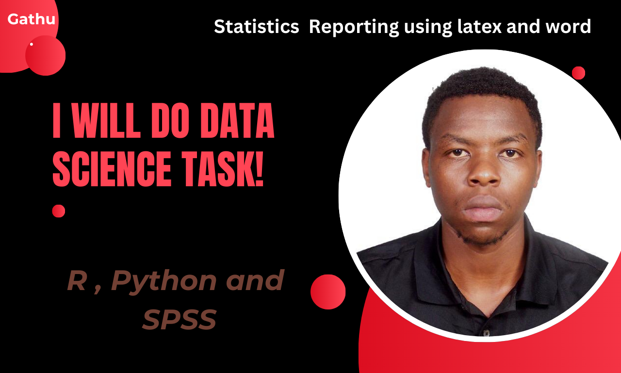 5288I will do data analytics, data science using r, python, and spss