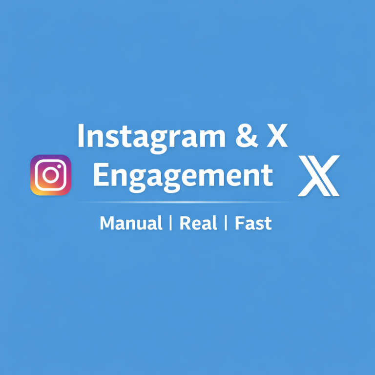 49088I will follow and engage on your Instagram or X account manually